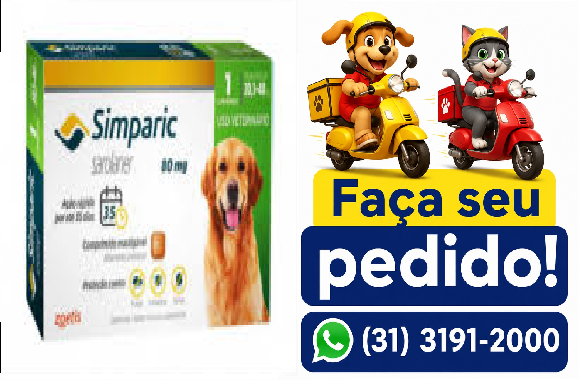SIMPARIC 80MG C/1 COMP -ZOETIS