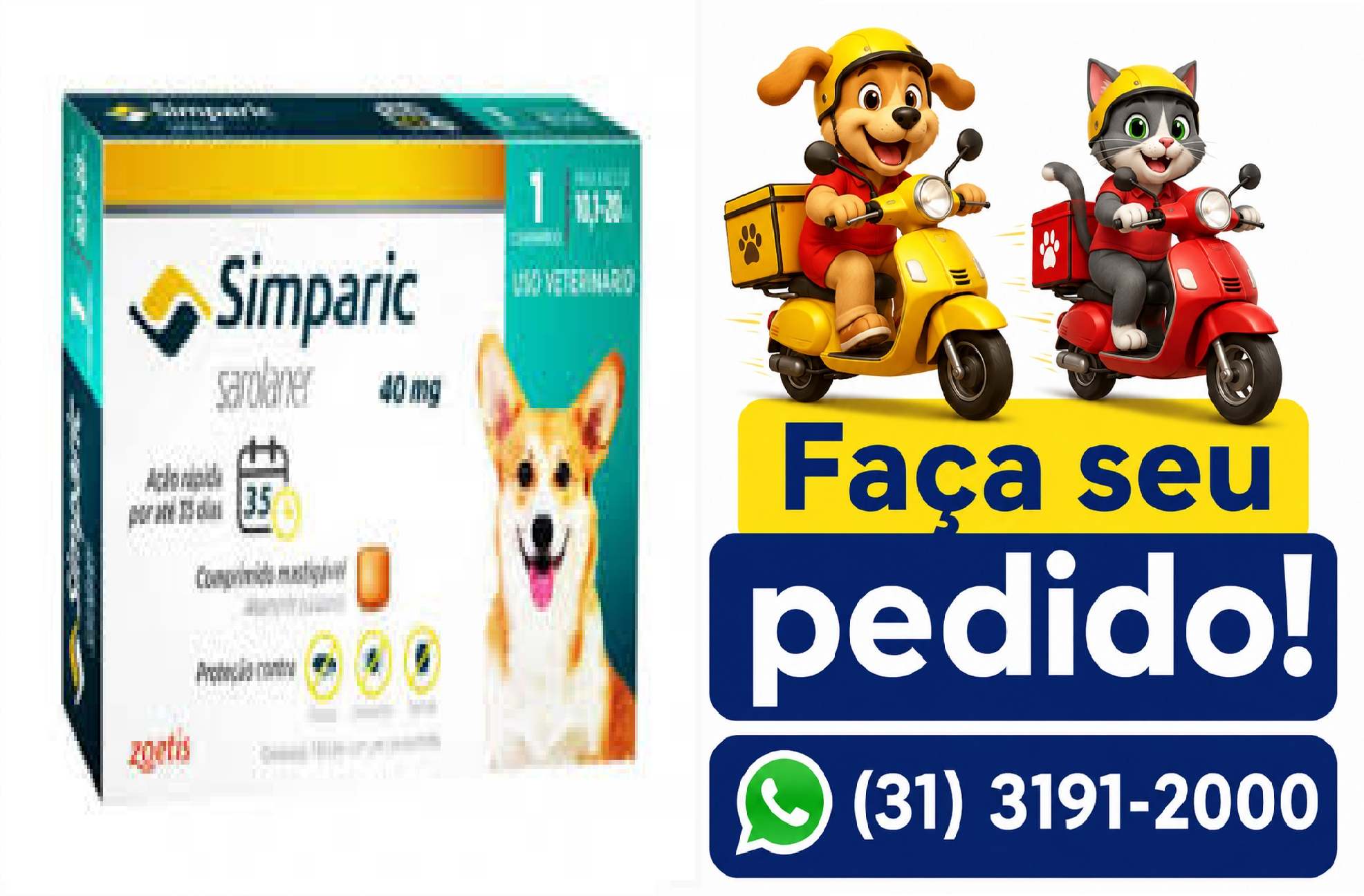 SIMPARIC 40MG C/1 COMP -ZOETIS