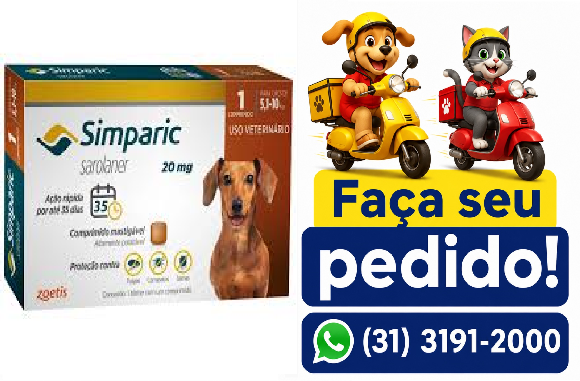 SIMPARIC 20MG C/1 COMP -ZOETIS