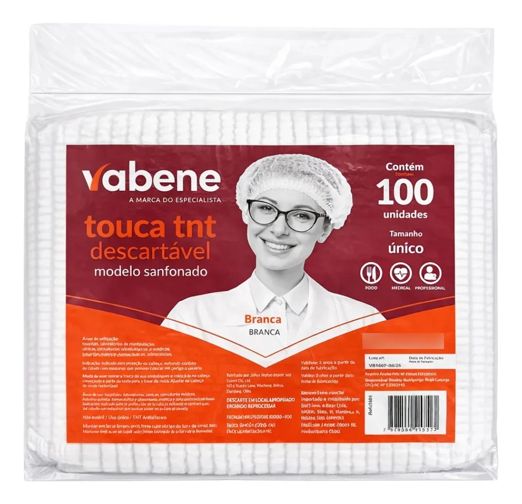 TOUCA TNT DESCARTAVEL VABENE PCT C/100