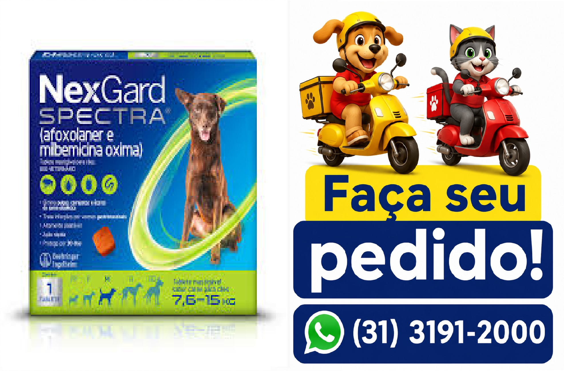 NEXGARD SPECTRA X3 M 7,6 A 15KG BOEHRING