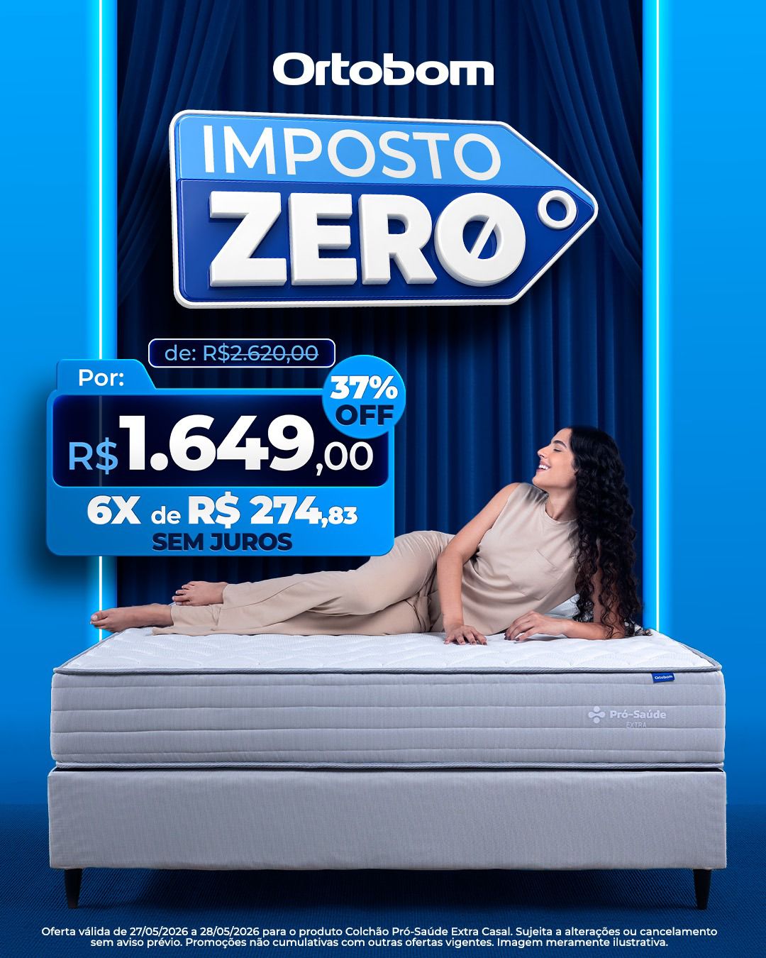colchão Casal EXTRA D33 1,38 X 1,88 X 25