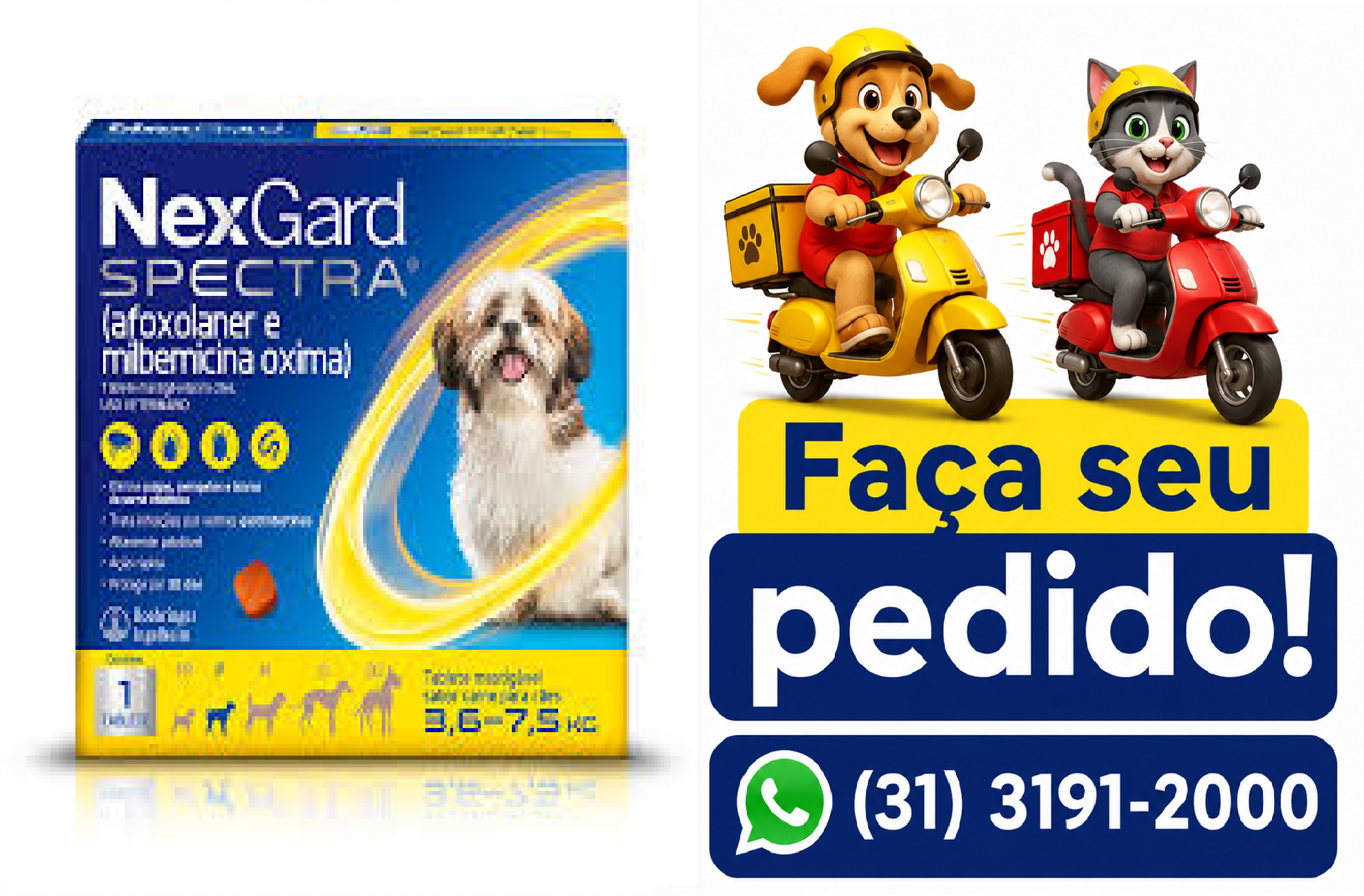 NEXGARD SPECTRA X3 P 3,6 A 7,5KG BOEHRIN