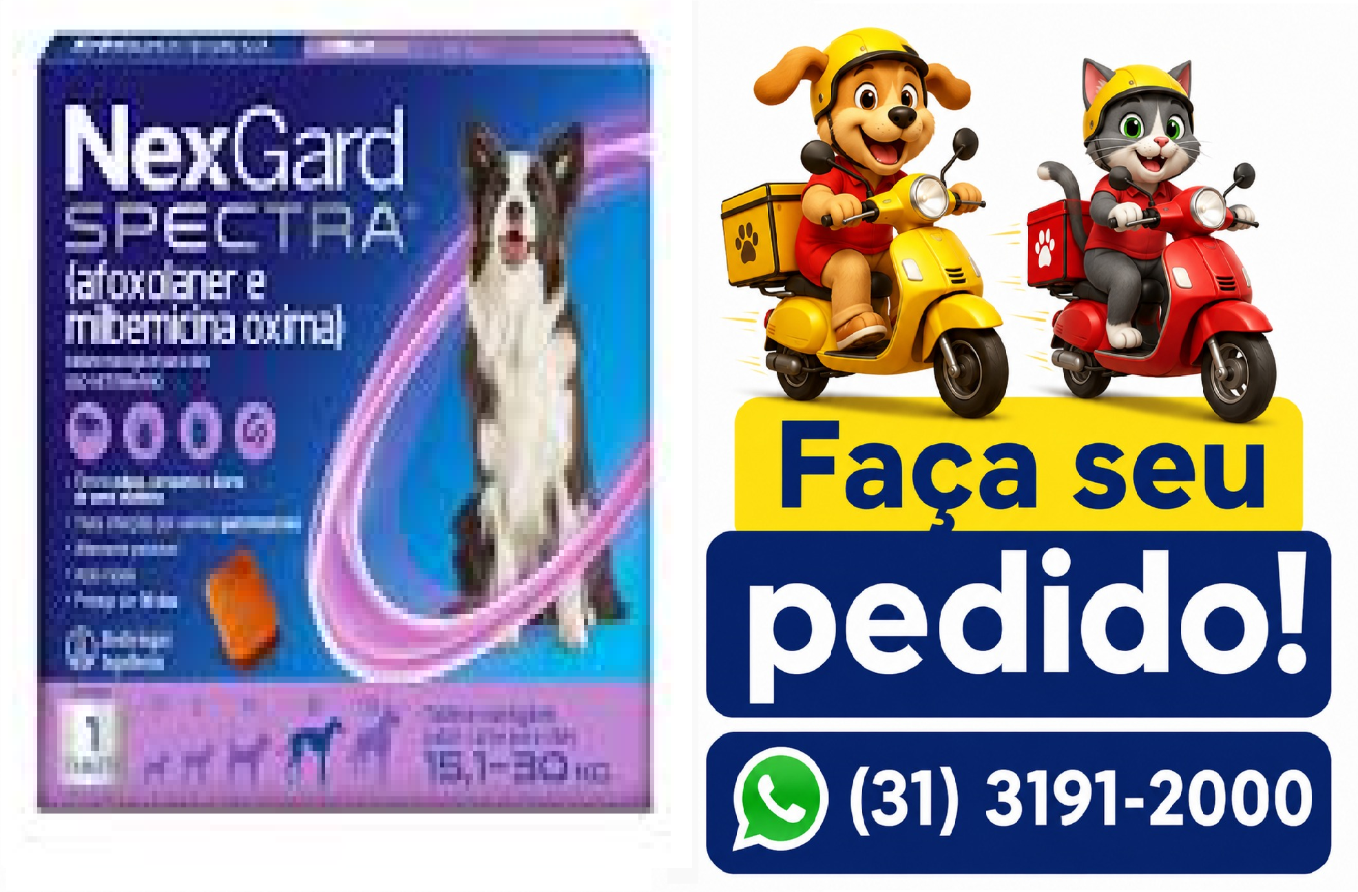 NEXGARD SPECTRA G 15,1 A 30KG BOEHRINGER