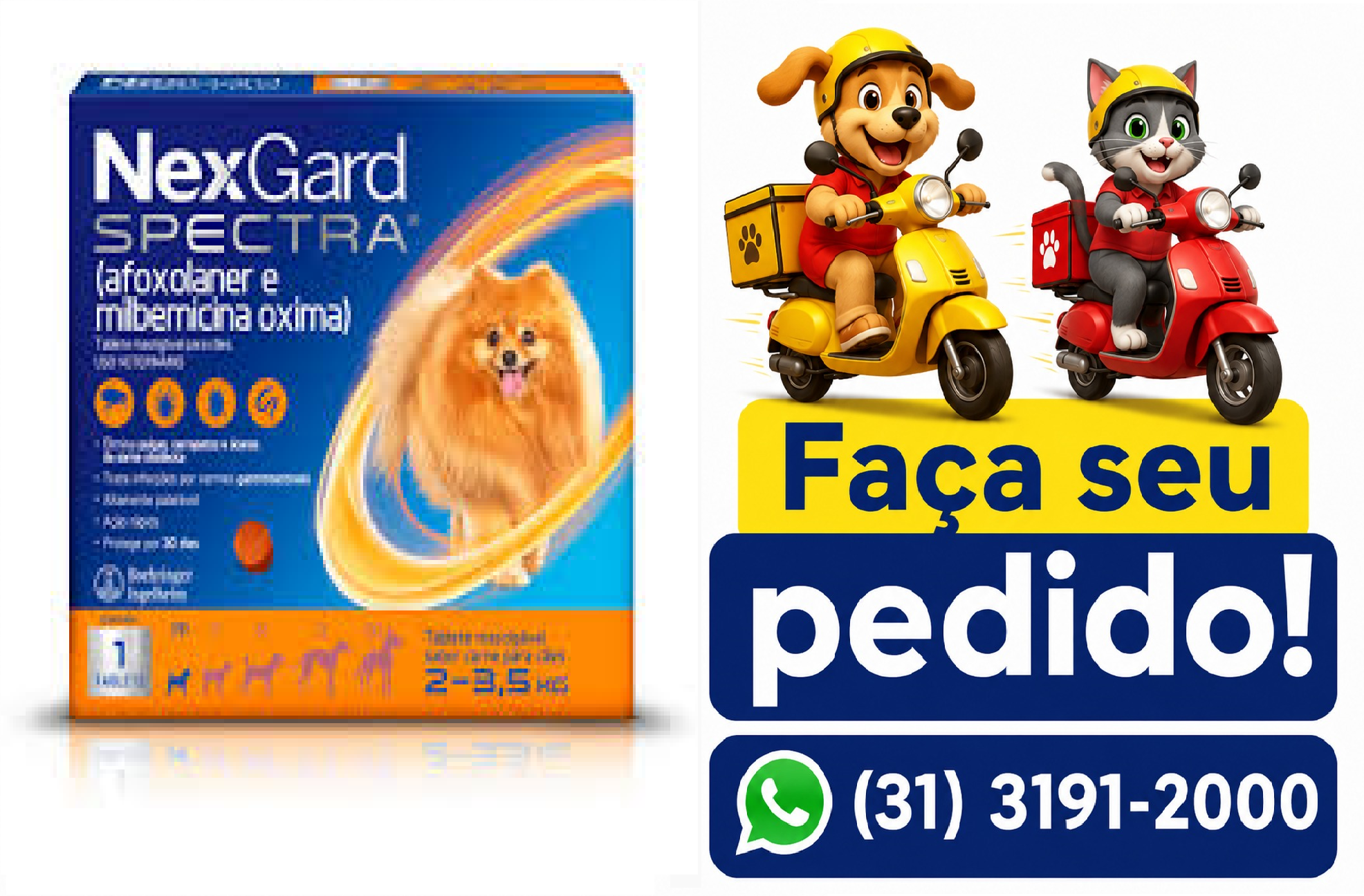 NEXGARD SPECTRA PP 2 A 3,5KG BOEHRINGER