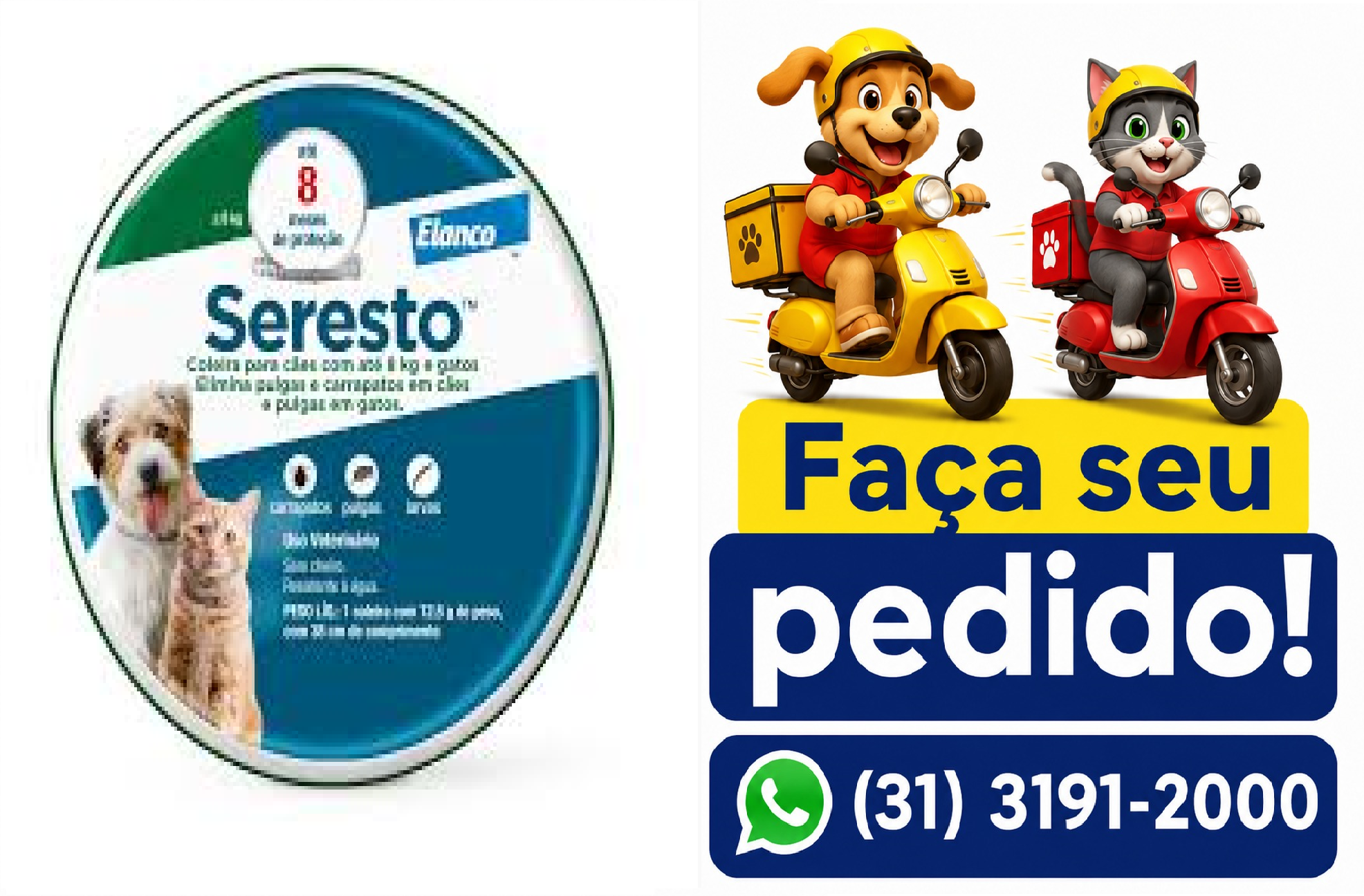COLEIRA SERESTO P ANTIP E CARRAP ELANCO
