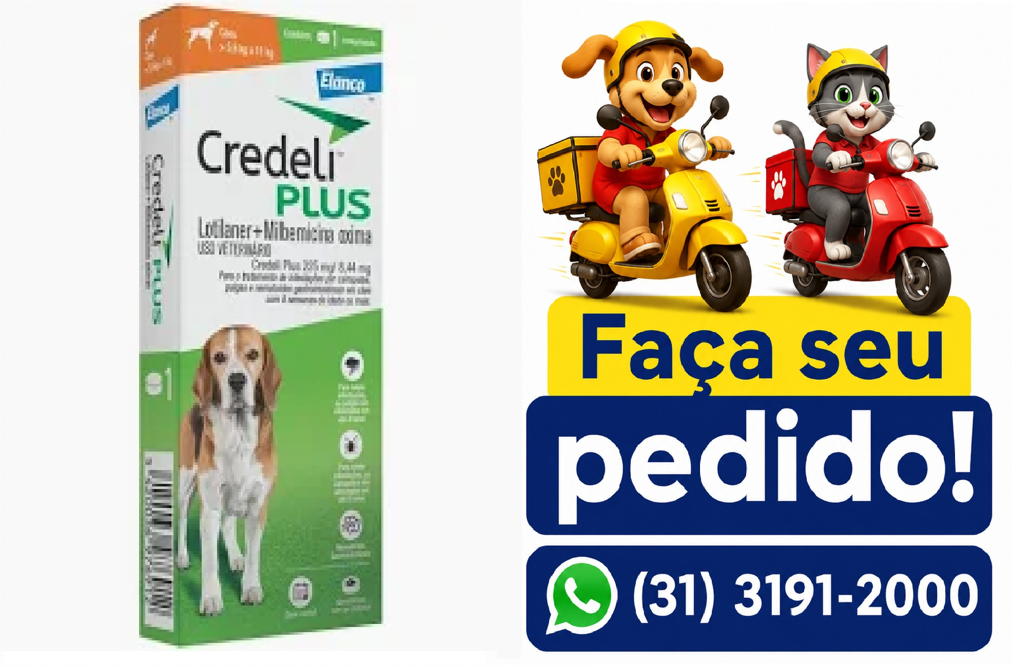 CREDELI 5,5 A 11KG 225MG 1 COMP ELANCO
