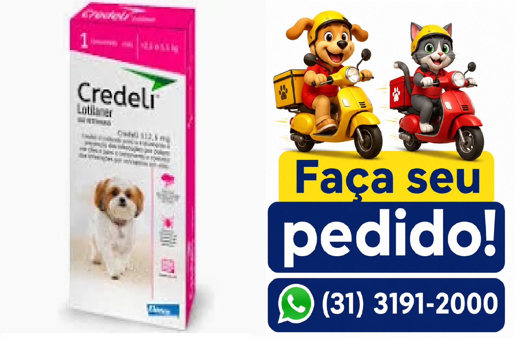 CREDELI 2,5 A 5,5KG 112,5MG 1 COMP ELANC