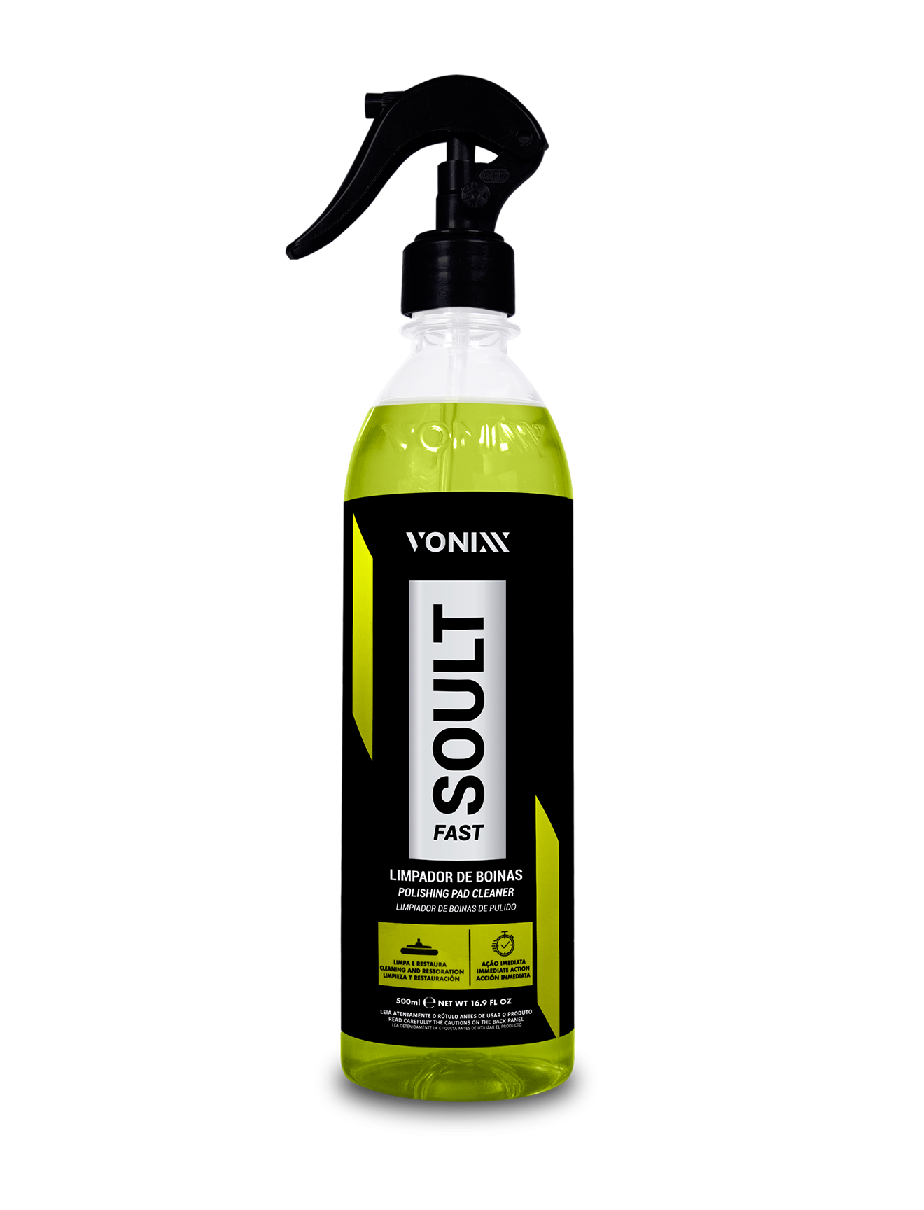 Vonixx Soult Fast — Limpador Rápido de Boinas e Pads de Polimento 500ml