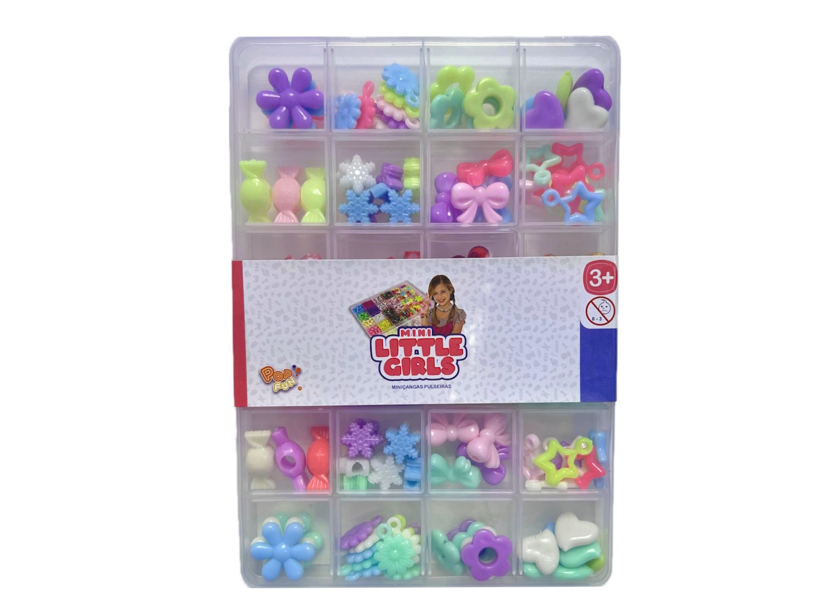 Kit Mini Little Girls Miçangas Pulseiras Modelos Sortidos – ET114