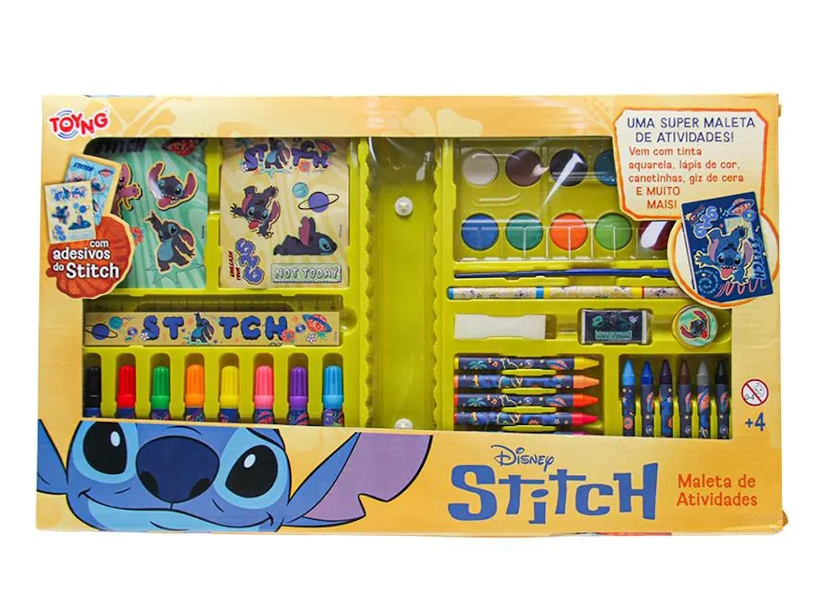 Estojo De Atividades Stitch Disney Toyng – 58167