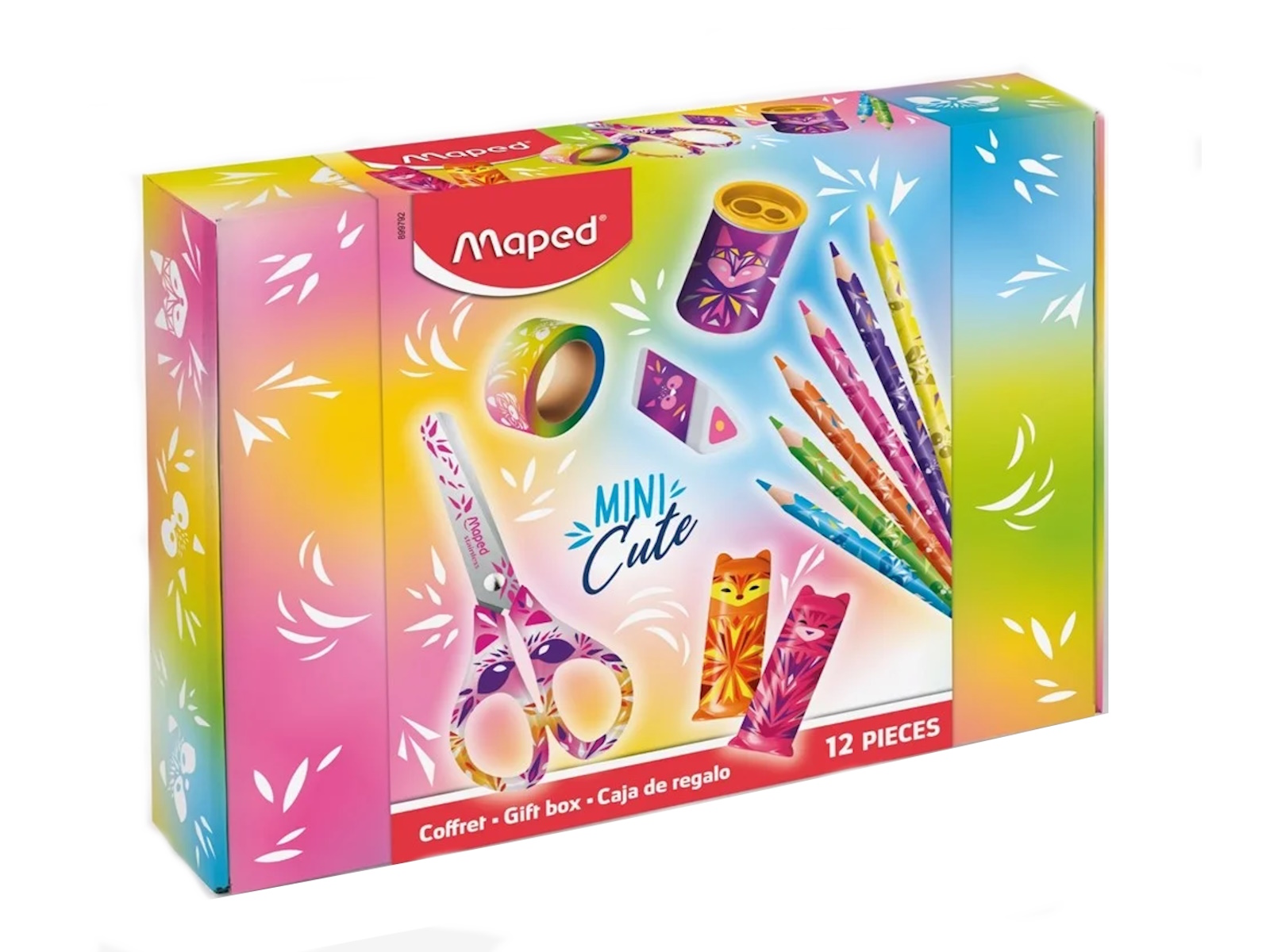 Kit Escolar Mini Cute Com 12 Peças MAPED – 899789