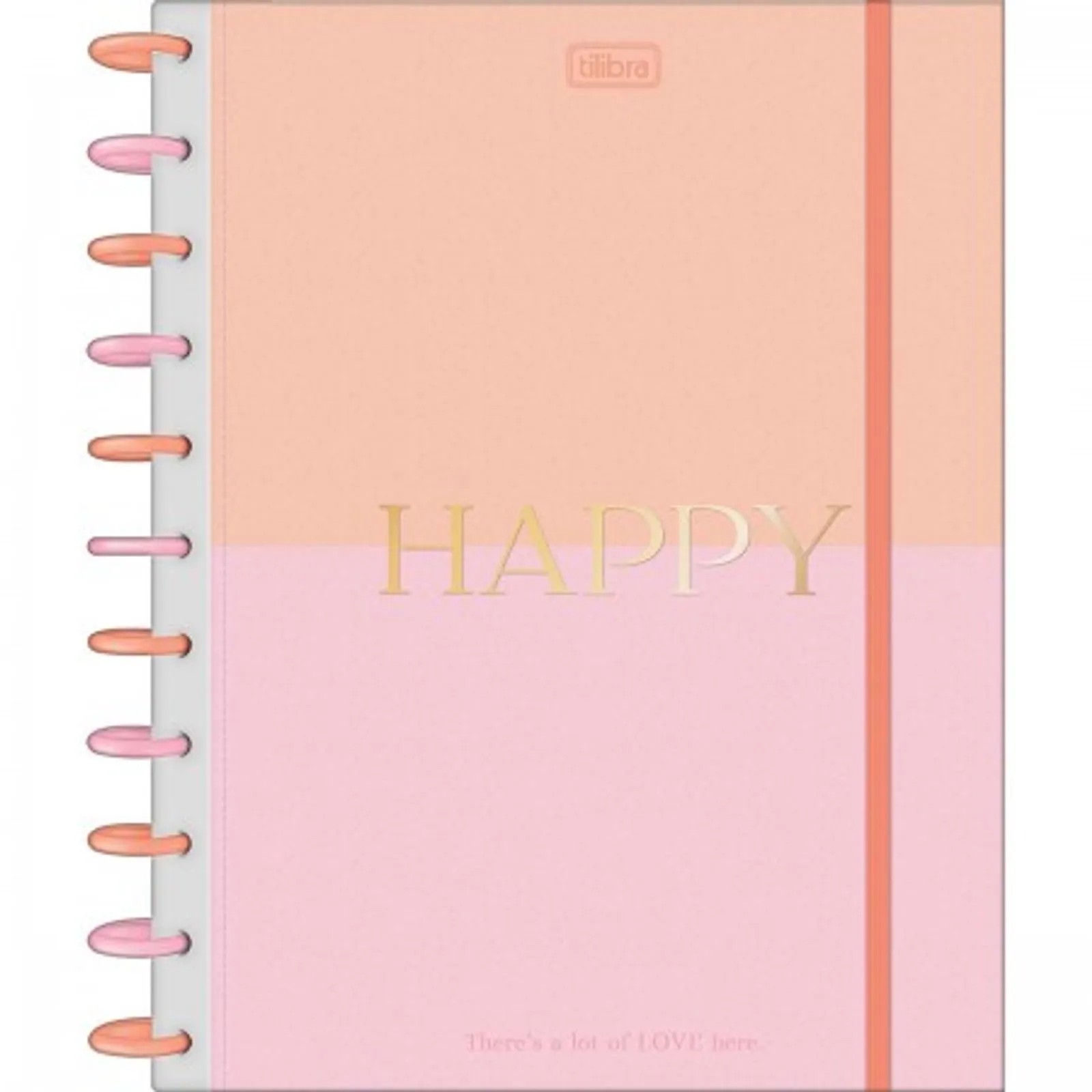 Caderno Tilidisco Happy CD 1 Matéria 80 Folhas TILIBRA